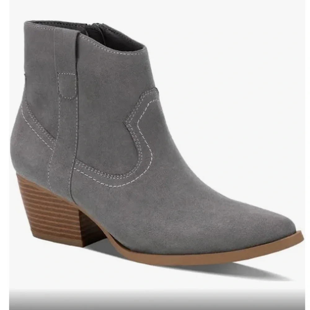 NWT Style and Co Gray Suede Boots